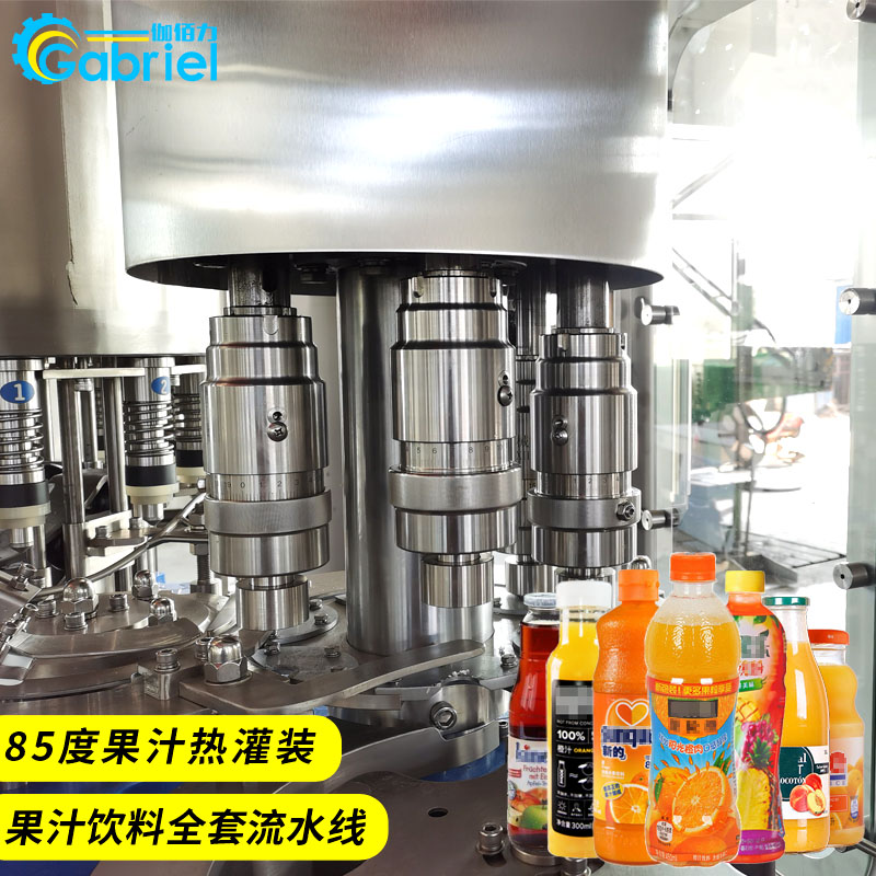 *蓝莓饮料生产线 全套饮料灌装流水线 瓶装果汁三合一灌装机
